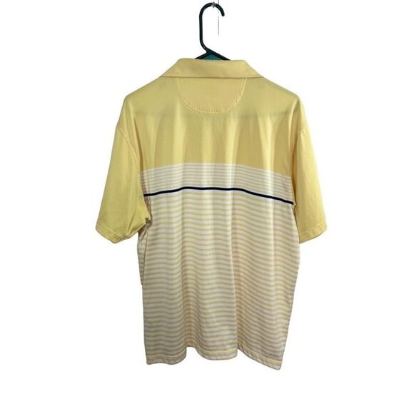 Mens PGA Golf Polo Shirt Greystone Logo Authentic Size XL Performance Yellow - Picture 2 of 9